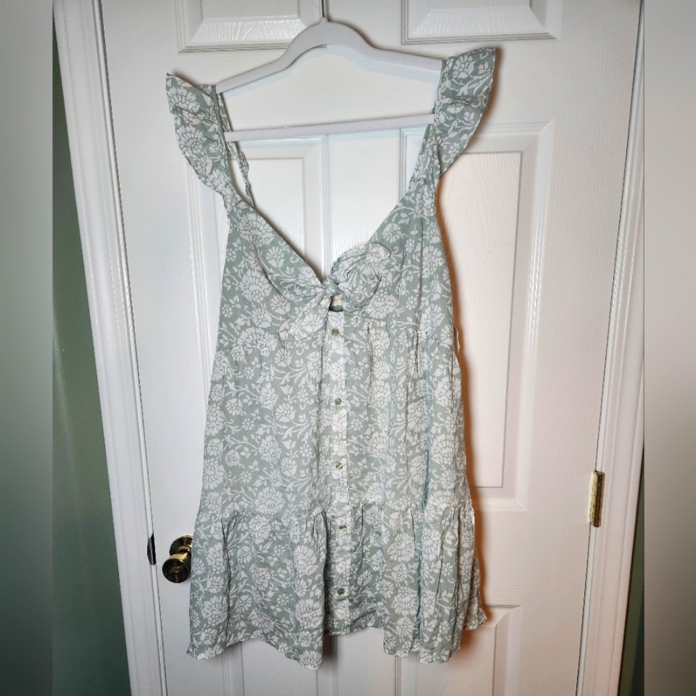 Altar'd State Mini Green Dress